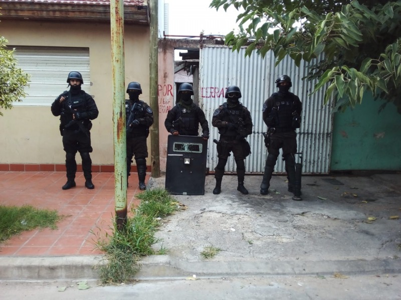 Allanamiento por robos en la zona del colegio Ftima